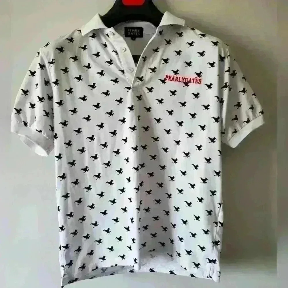 PEARLY GATES  bird shirt pole size 4